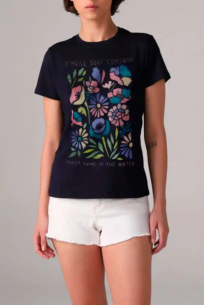 Camiseta Manga Corta Standart Fit Keep Growing Mujer