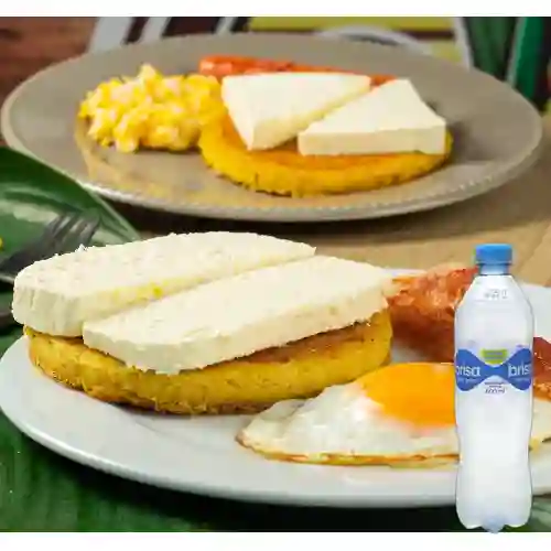 Combo Desayuno Sencillo + Agua Brisa