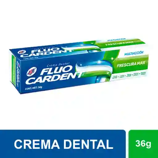 Crema Dental Fluocardent Frescura Max x 36 g
