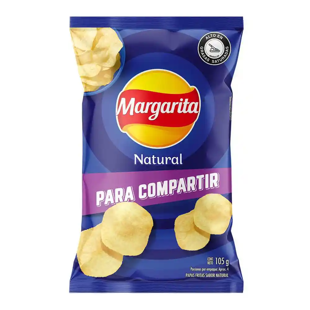 Margarita Papas Fritas Sabor Natural