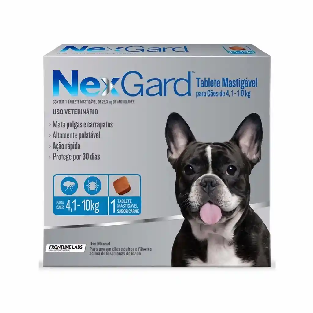 Nexgard Antipulgas Para Perros De 4.1 A 10 Kg
