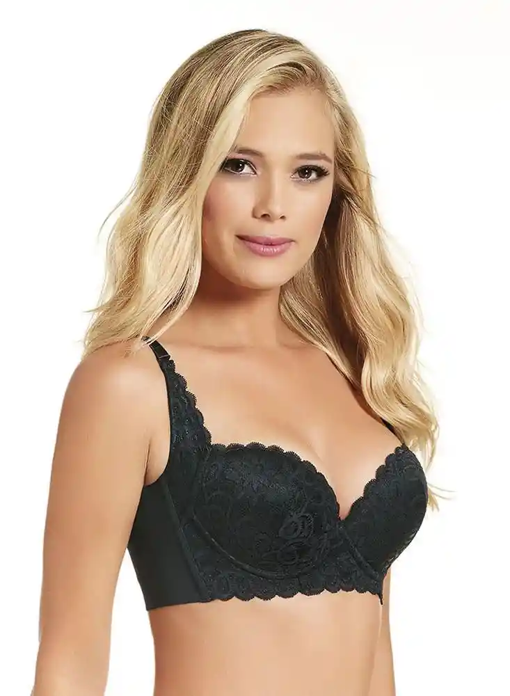 Brasier Realce Encaje 36-negro