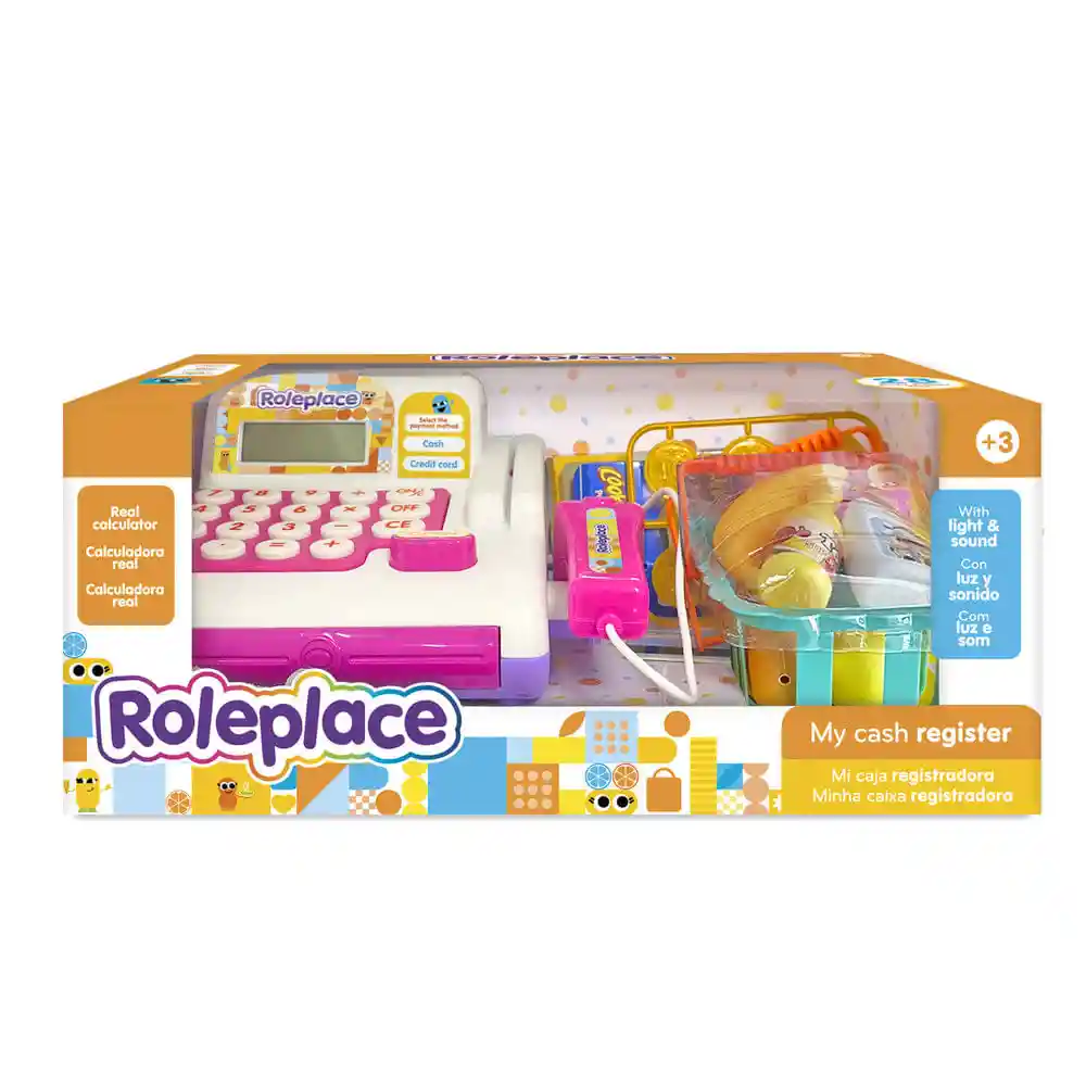Roleplace Caja Registradora Rosa