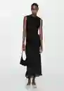 Vestido Gracy Negro Talla S Mujer Mango