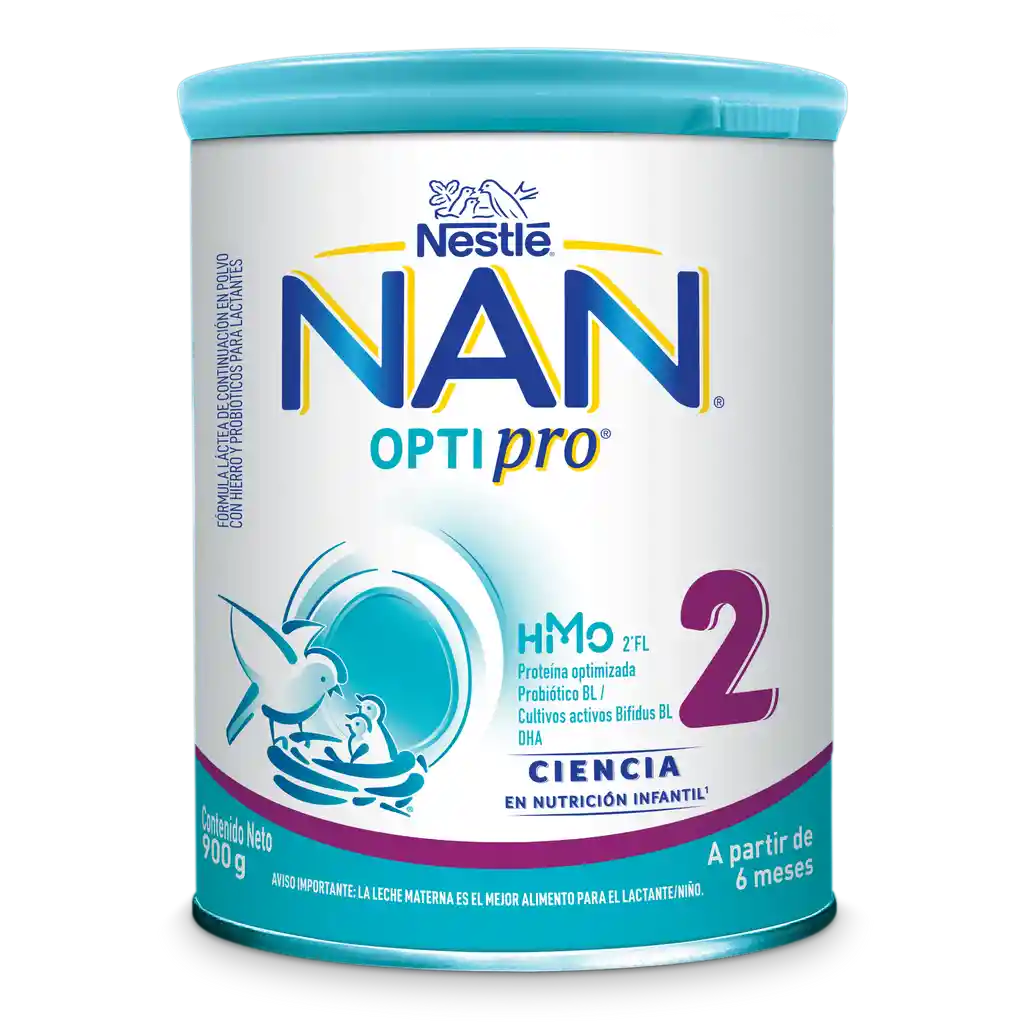 Fórmula infantil NAN OPTIPRO 2 x 900g