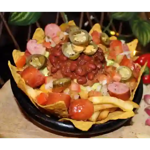 Salchipapa Mexicano
