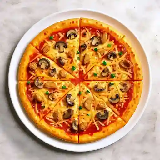 Pizza Pollo Champiñón