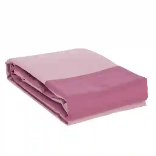Funda Plumón 240 Hilos Doble Rosado Diseño 0007 Casaideas