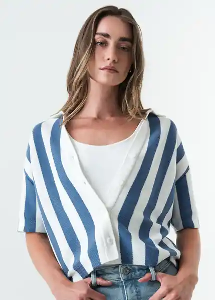 Tejido Mujer Crudo Puro Claro Talla XS-S 483G058 Naf Naf