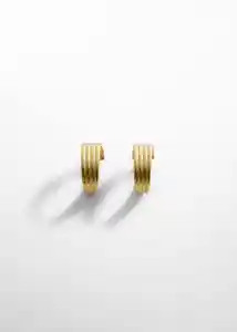 Pendientes Levi Oro Mujer Mango