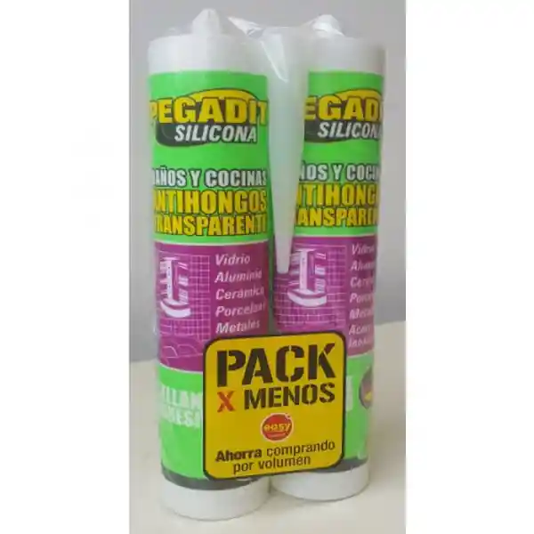 Pegadit Pack Silicona Byc Transparente