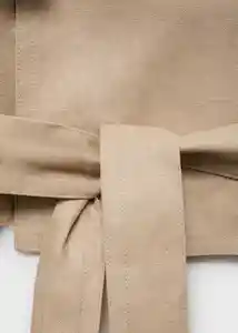 Chaqueta Sahara Piedra Talla S Mujer Mango
