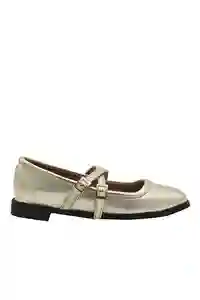 Baletas Elise Dorado Talla 38 Mercedes Campuzano