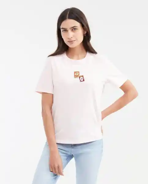 Camiseta Graphic Rosa Nouveau Claro Talla XS Chevignon