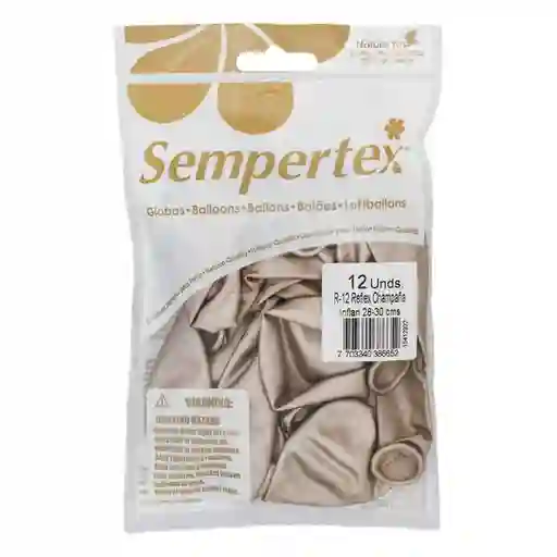 Sempertex Globo Reflex Champana 7703340386652