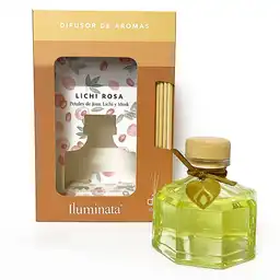 Difusor Mediano Lichi Rosas Iluminata