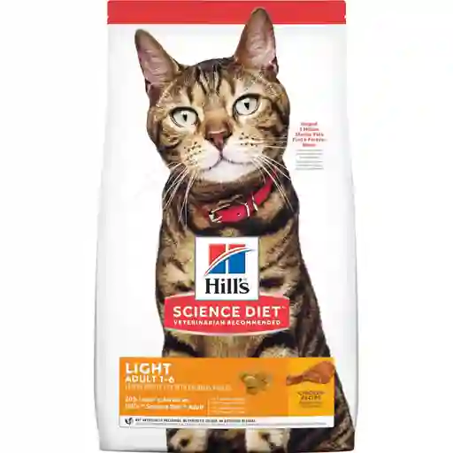 Hills Alimento Para Gatos Adultos Light 7 Lb