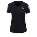 Adidas Camiseta Own The Run Tee Para Mujer Negro T.S Ref: FS9830