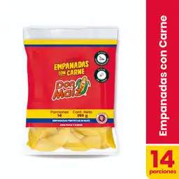 Empanadas Don Maiz Carne 14 Unidades. 400 G.