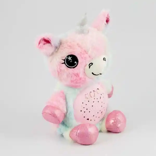 Maypa Unicornio Proyector Luz y Sonido Rosado 25 x 13 cm