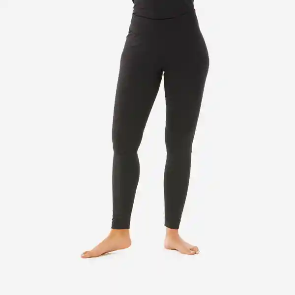 Wedze Pantalón Térmico Capa de Esquí Mujer Negro Talla S BL 500