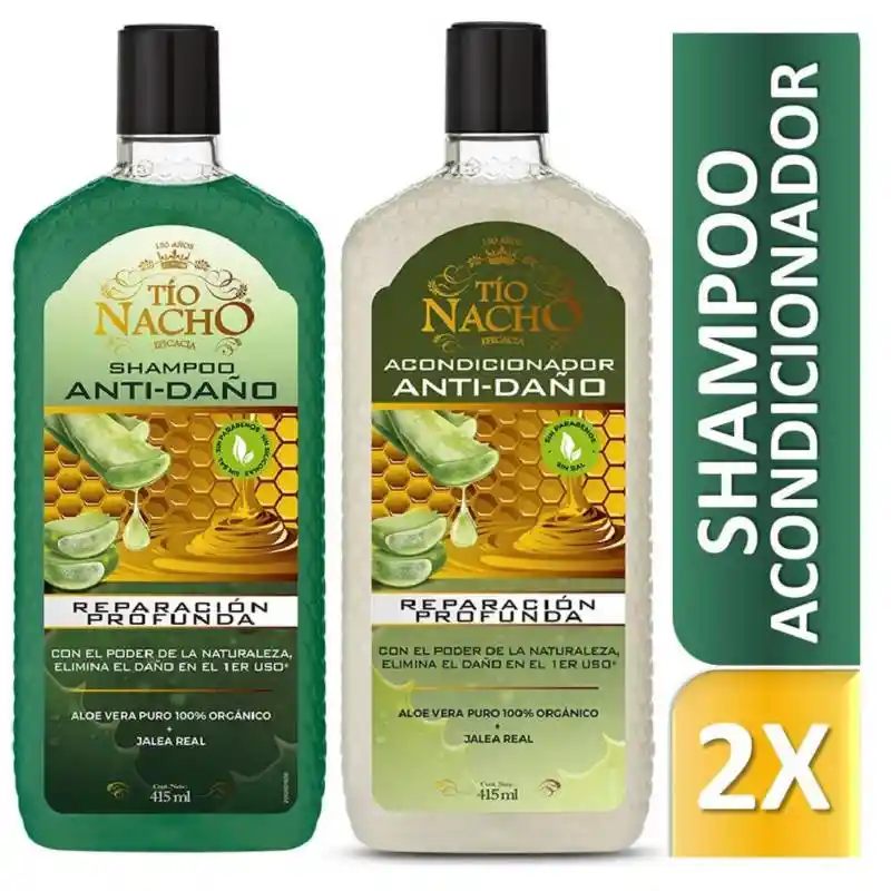 Tio Nacho Shampoo + Acondicionador Reparación Profunda