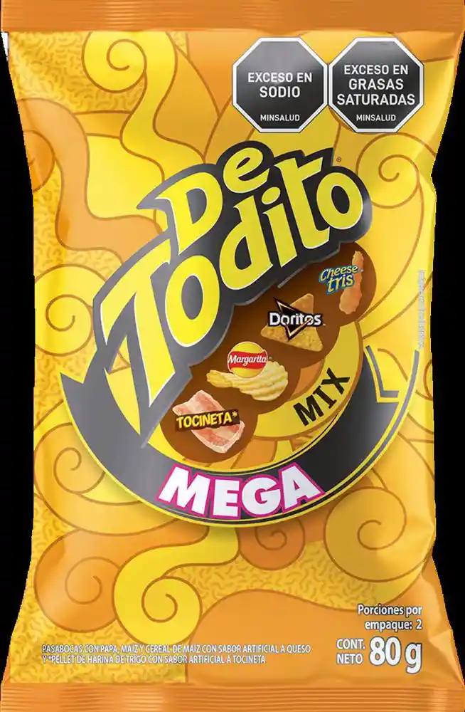 Pasabocas Detodito Detodito Mix 80 Gms (80 Gr)