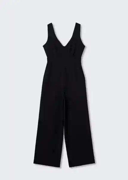 Enterizo Mono Jenny-L Negro Talla XS Mujer Mango