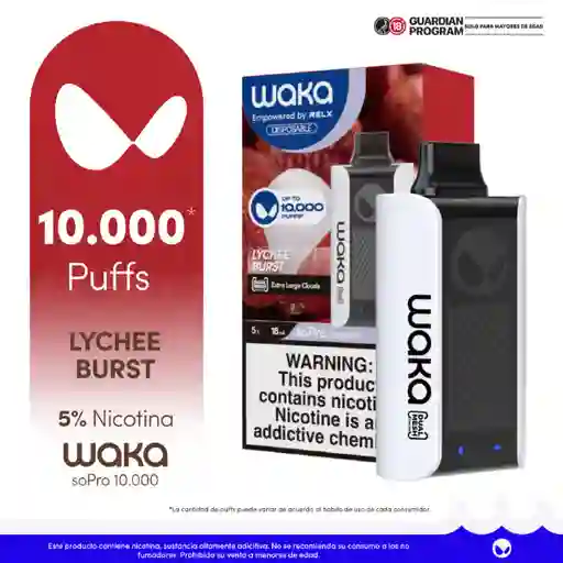 WAKA Vape SoPro 10.000 Lychee Burst 5% 10.000 Puffs