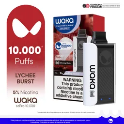 WAKA Vape SoPro 10.000 Lychee Burst-50mg/g-STD 10.000 puff