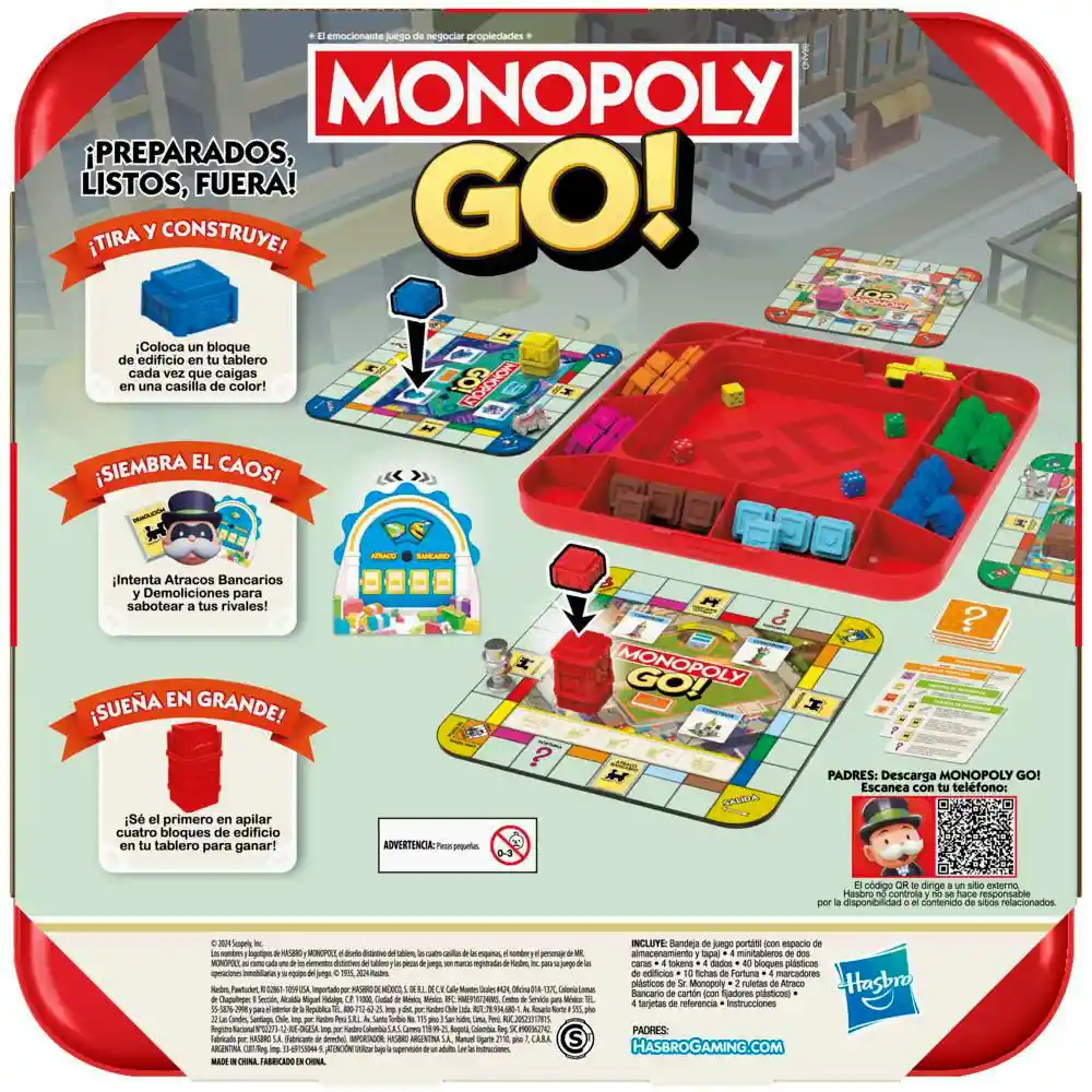 Hasbro Gaming Juego de Mesa Monopoly go