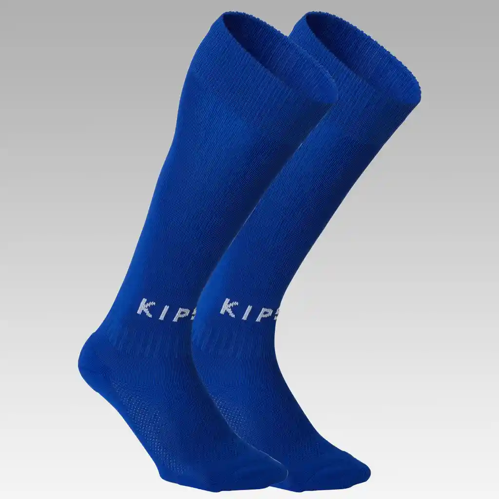 Medias de Fútbol Para Adulto Kipsta Essentiel Azul