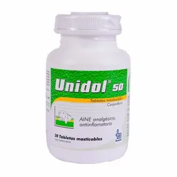 Unidol Tabletas Masticables de Uso Veterinario (50 mg)
