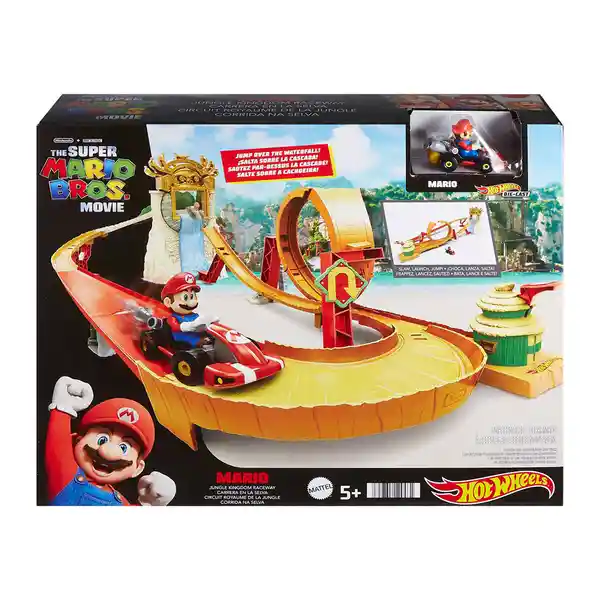 Hot Wheels Pista Carrera en la Selva