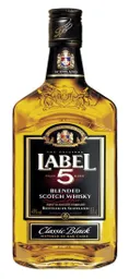 Label 5 Whisky Classic Black Escoces Blended