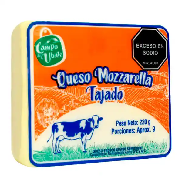 Campo de Ubaté Queso Doble Crema Tajado