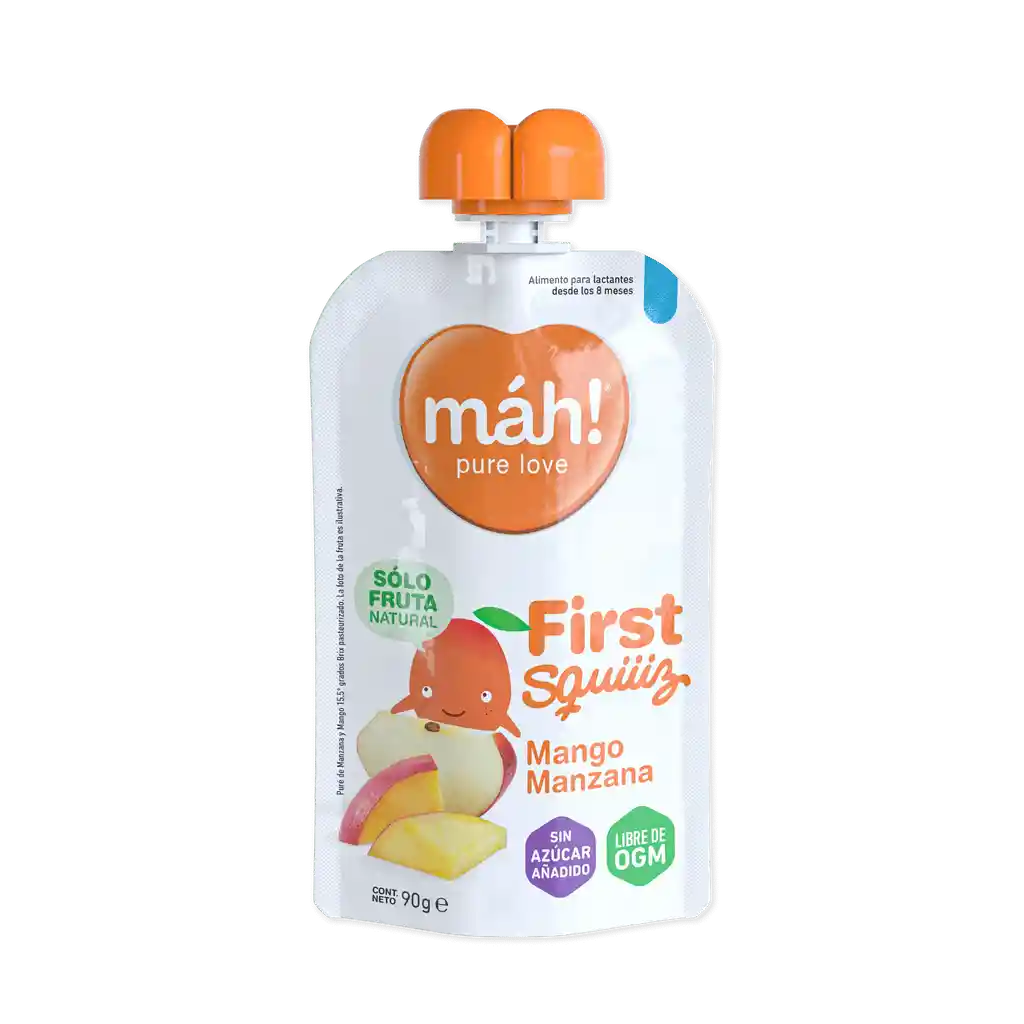 Máh! Pure de Frutas Sabor Mango Manzana