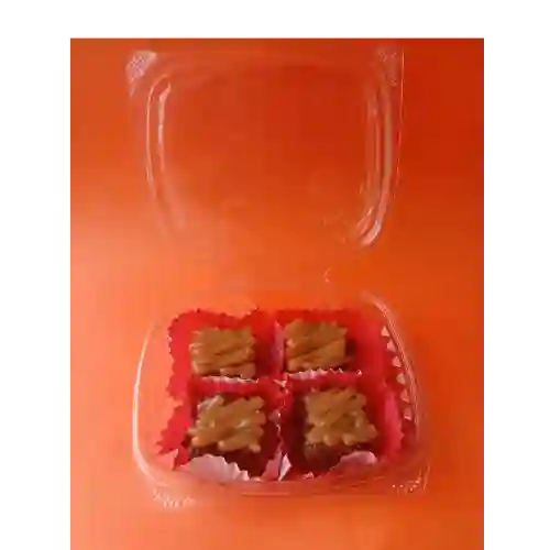 Minibrownies con Arequipe
