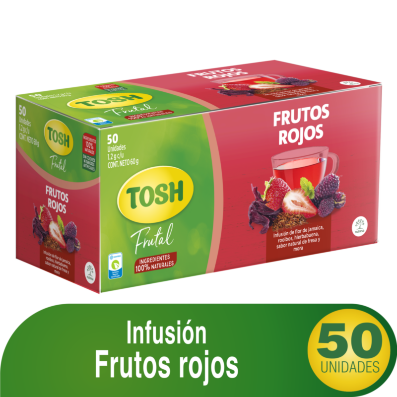 Tosh Polvo Para Infusión Frutos Rojos 60 g