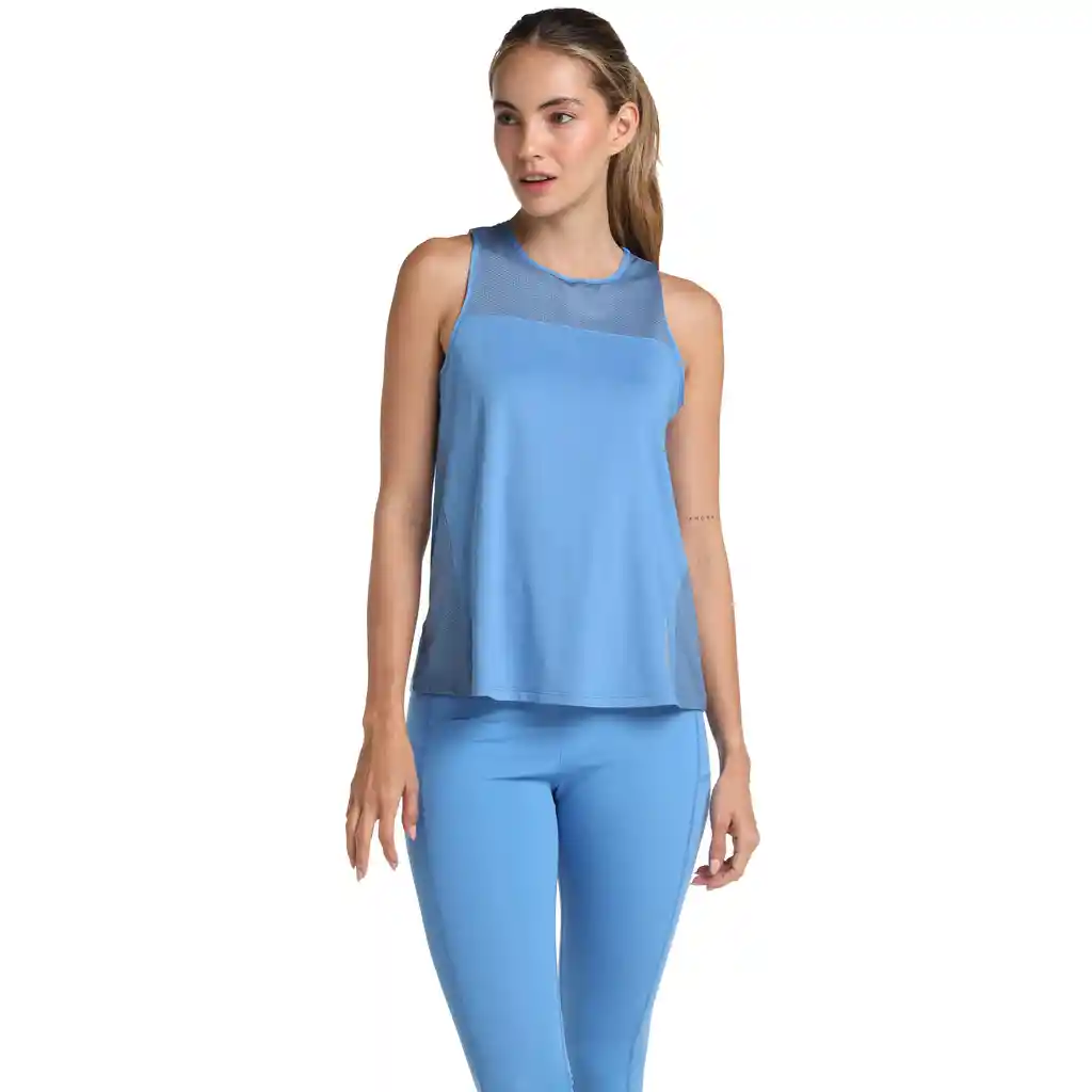 Camisilla Urban Strenght Mujer Azul Cielo-xl