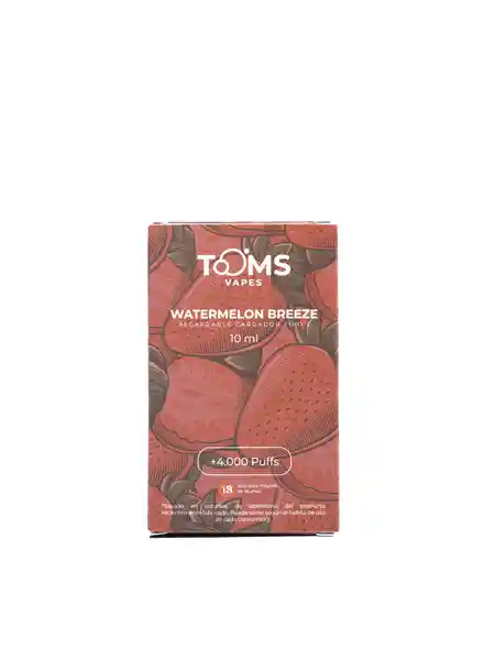 Tooms Vapes Dispositivo Desechable Watermelon 4000