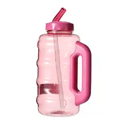 Botilito Plástico de Agua Fría Con Popote 1.85 L Miniso