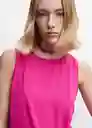 Blusa Maracuyá Fucsia Talla XS Mujer Mango