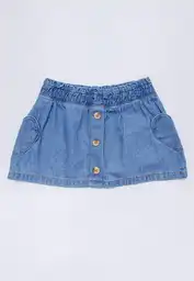 Falda Denim Azul Talla 18/24 Meses