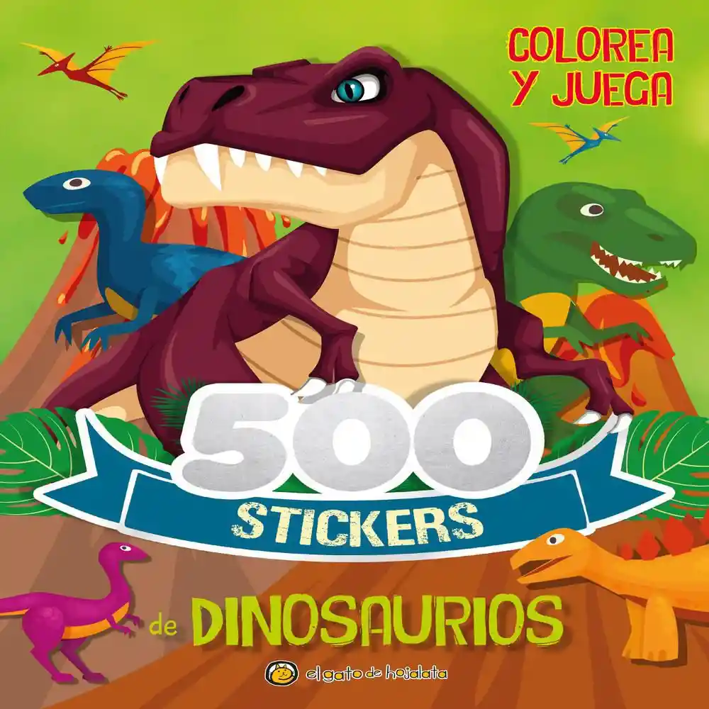 500 Stickers Dinosaurios Guadal