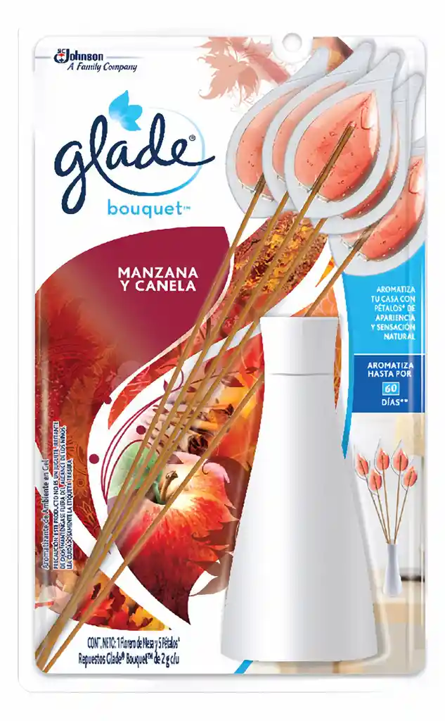 Glade Bouquet Florero Manzana Canela