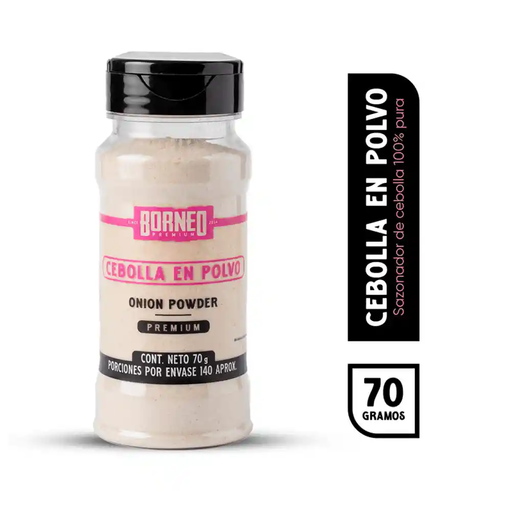 Cond Borneo Cebolla en Polvo 100% Pura
