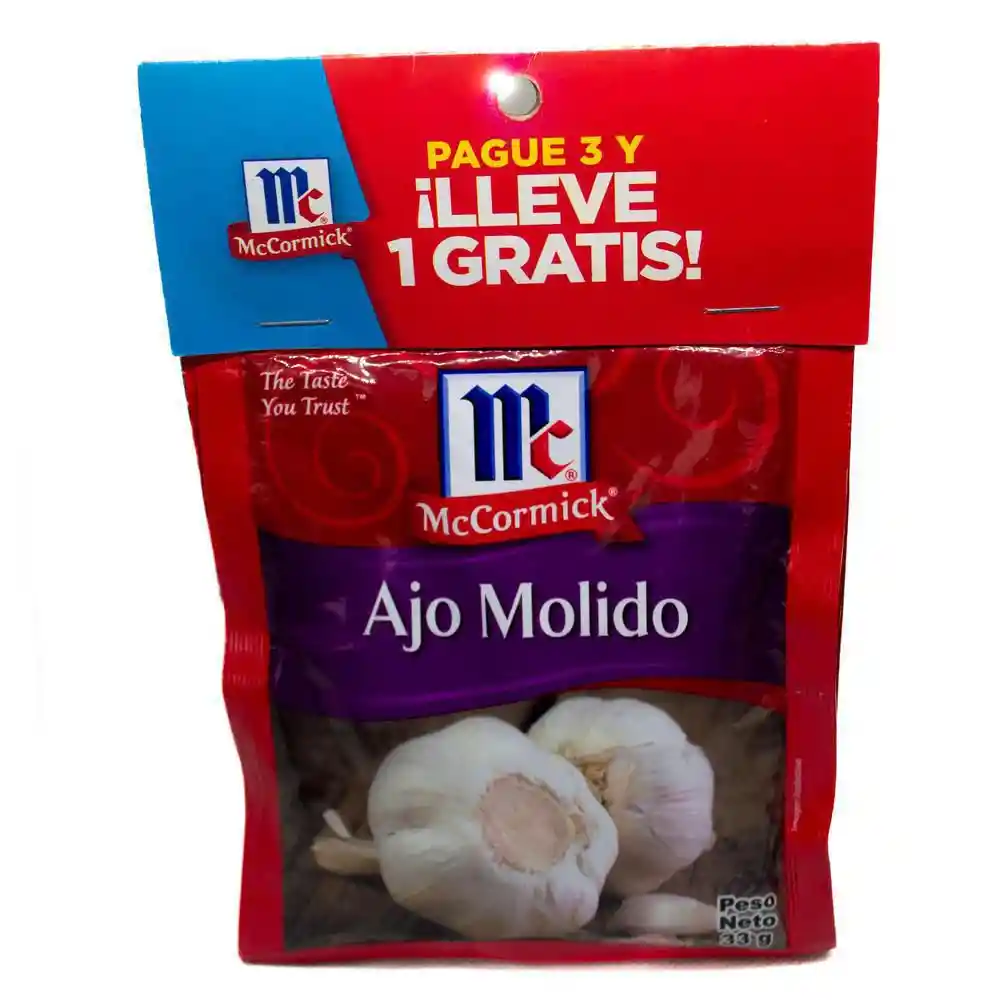 Sachets Pack X 4 Mccormick Marca Exclusiva