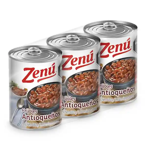 Zenú Frijol Antioqueño Con Tocino