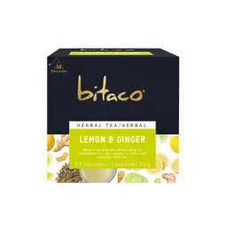 Bitaco Mezcla Herbal Infusión Jengibre Limón